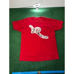 Rocawear Mens Red Graphic T-Shirt XL NYC Skyline Logo Short Sleeve Streetwear